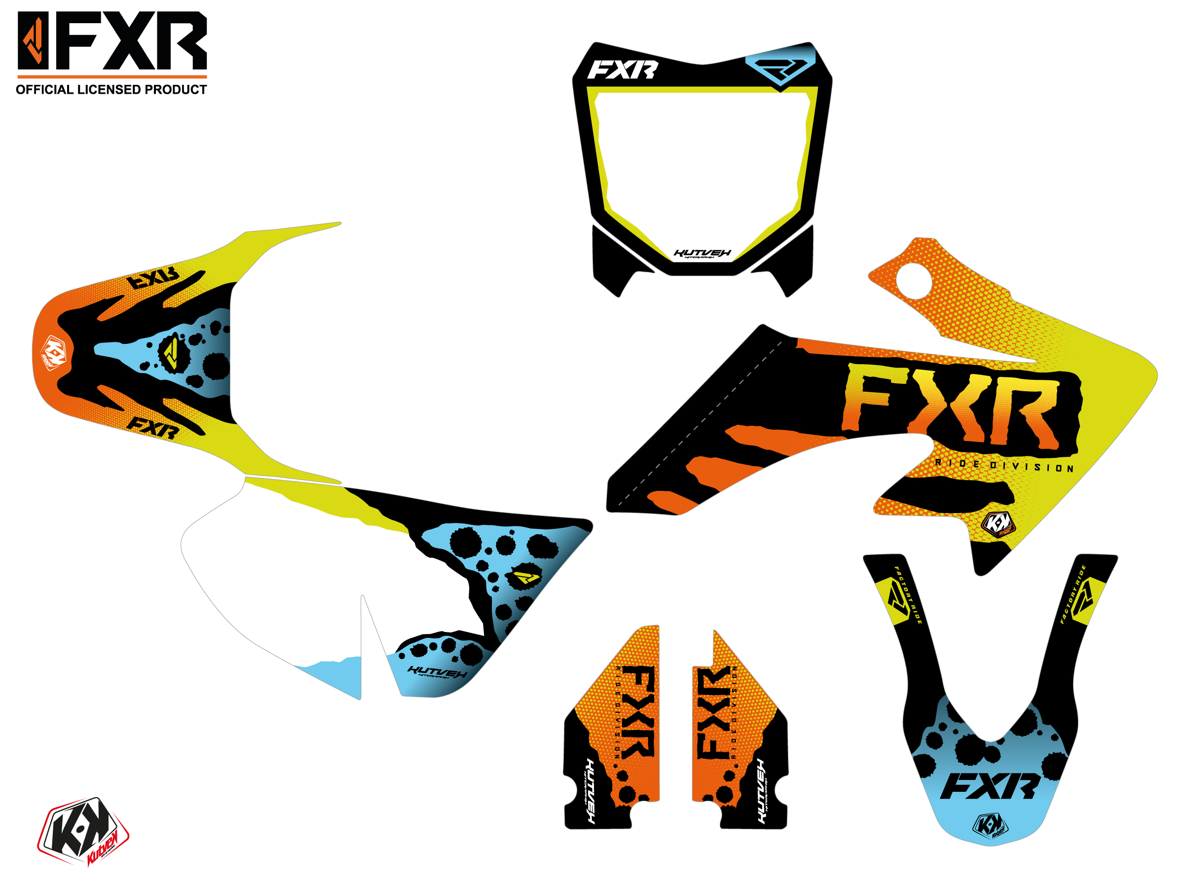 Honda Crf 50 Dirt Bike Fxr Dart Frog Graphic Kit