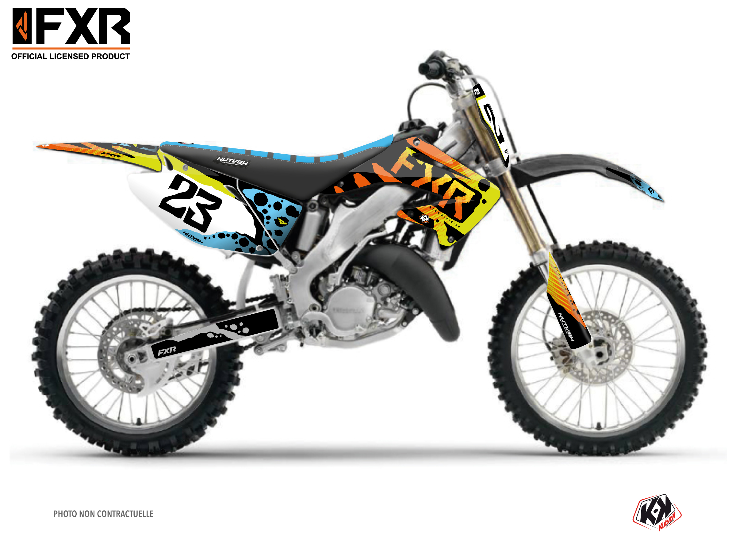 Honda Cr 250 Dirt Bike Fxr Dart Frog Graphic Kit