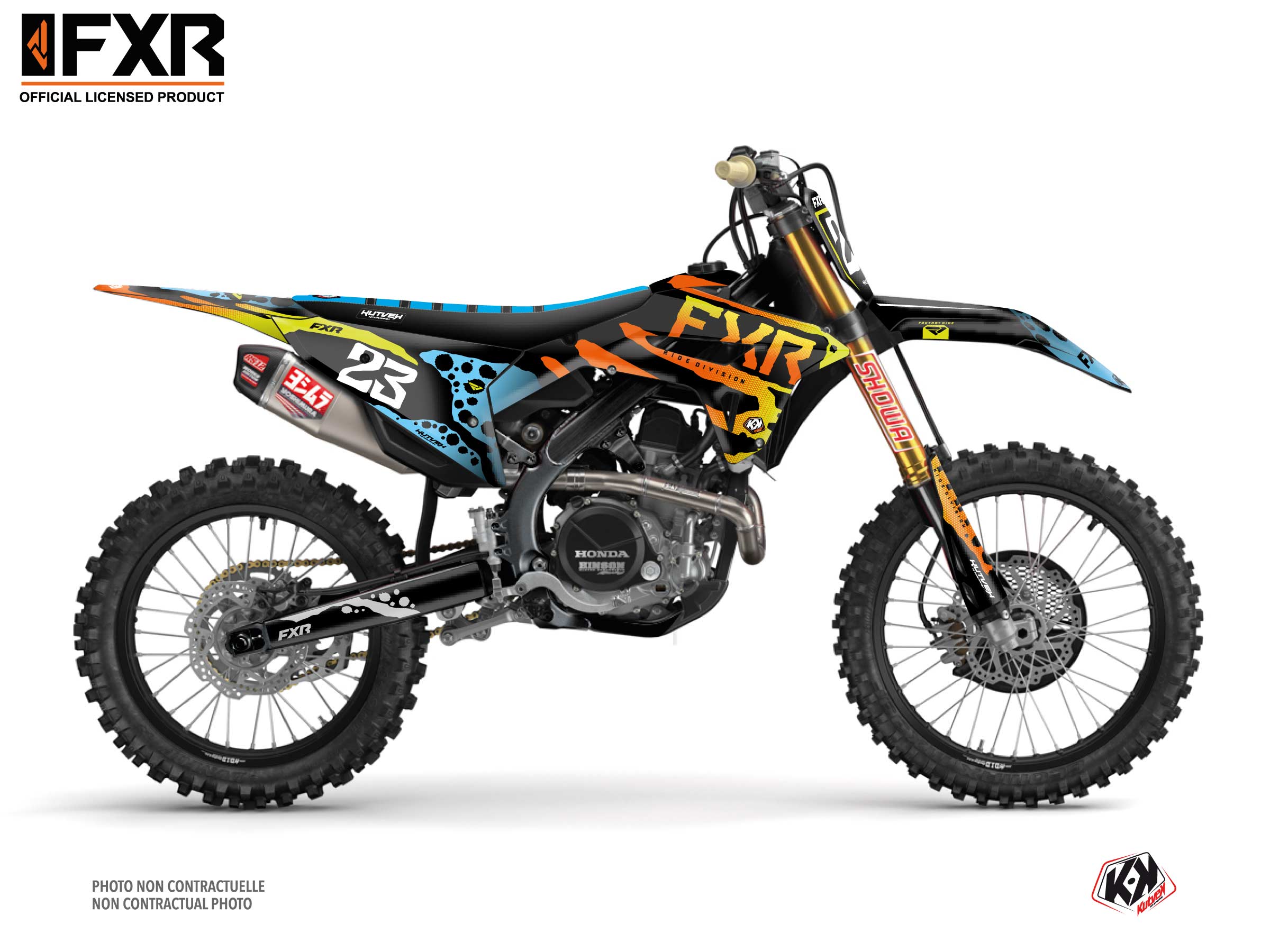 Honda Crf 250 R Dirt Bike Fxr Dart Frog Graphic Kit