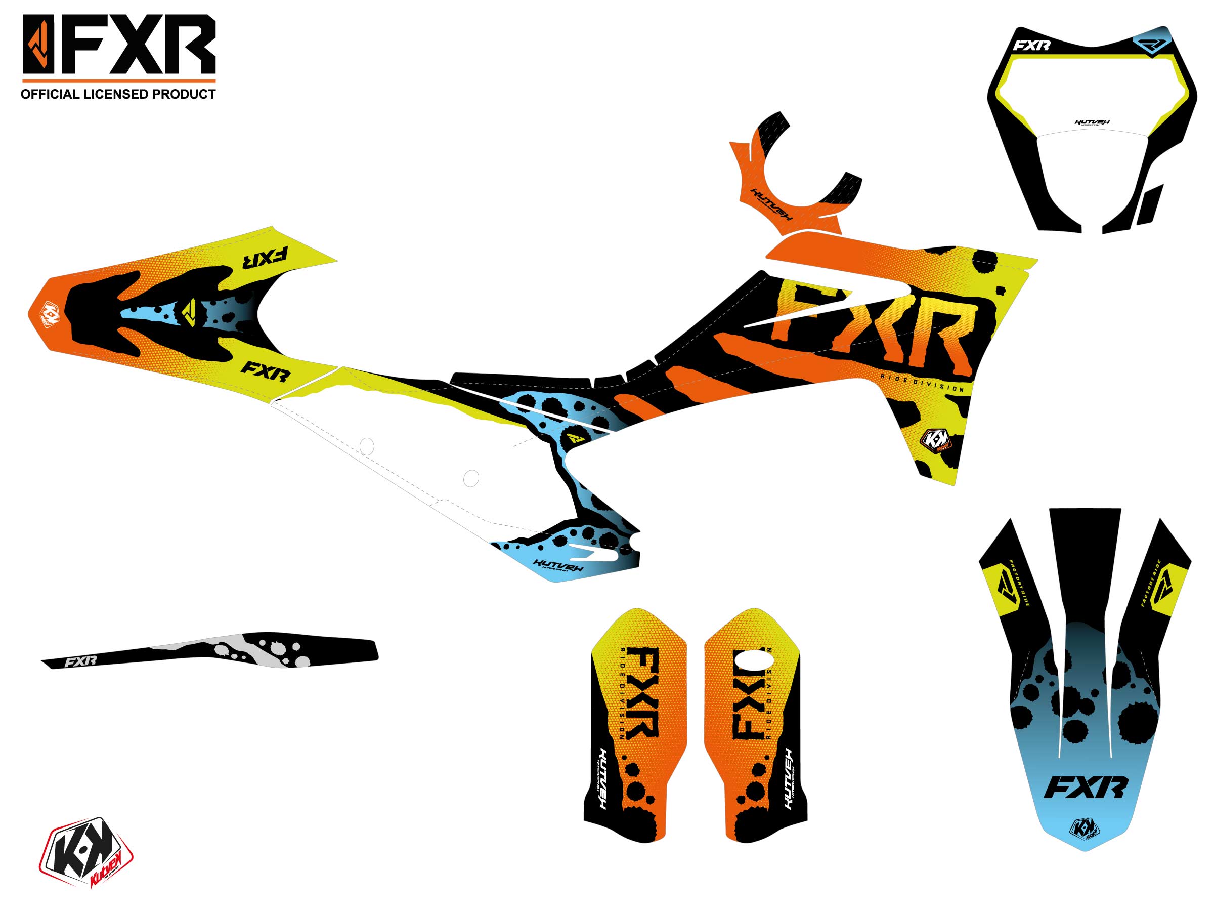 Kit Déco Motocross Fxr Dart Frog Gasgas Ec