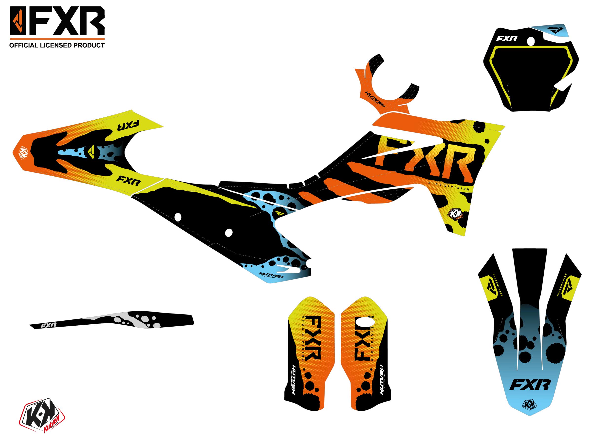 Gasgas Mc 250 F Dirt Bike Fxr Dart Frog Graphic Kit