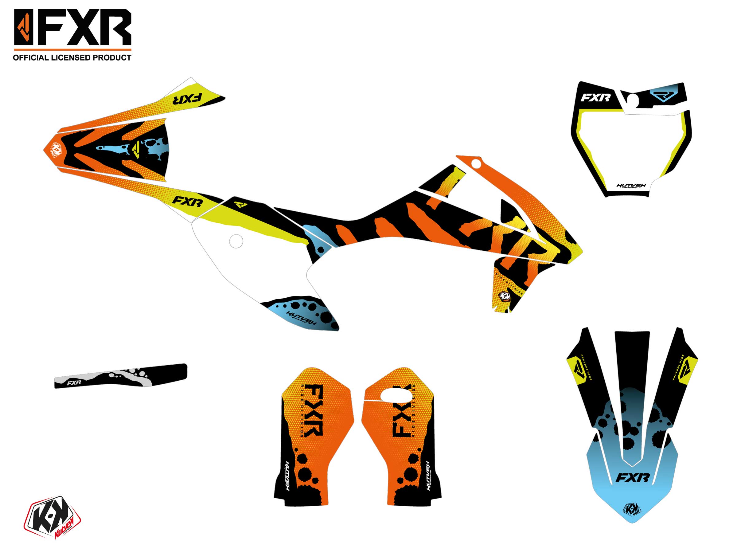 Gasgas Mc-e 5 Dirt Bike Fxr Dart Frog Graphic Kit