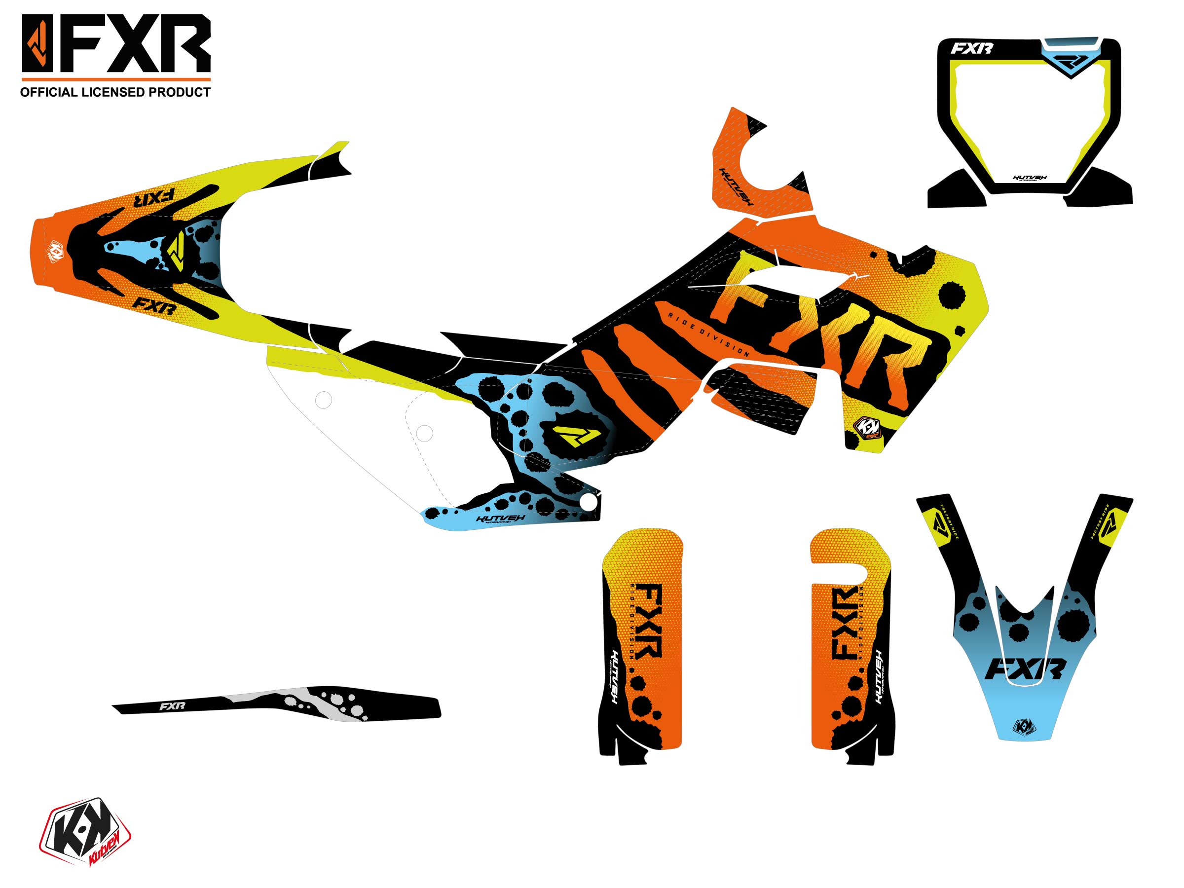 Husqvarna Fs 450 Dirt Bike Fxr Dart Frog Graphic Kit