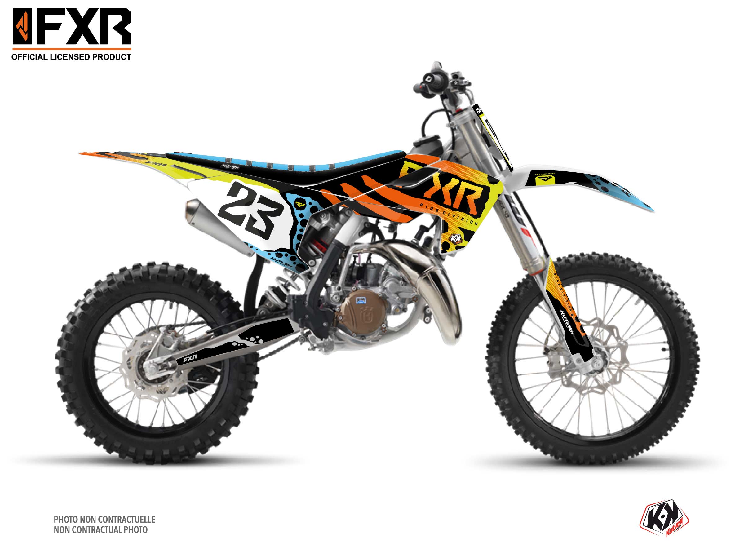 Kit Déco Motocross Fxr Dart Frog Husqvarna Tc 85