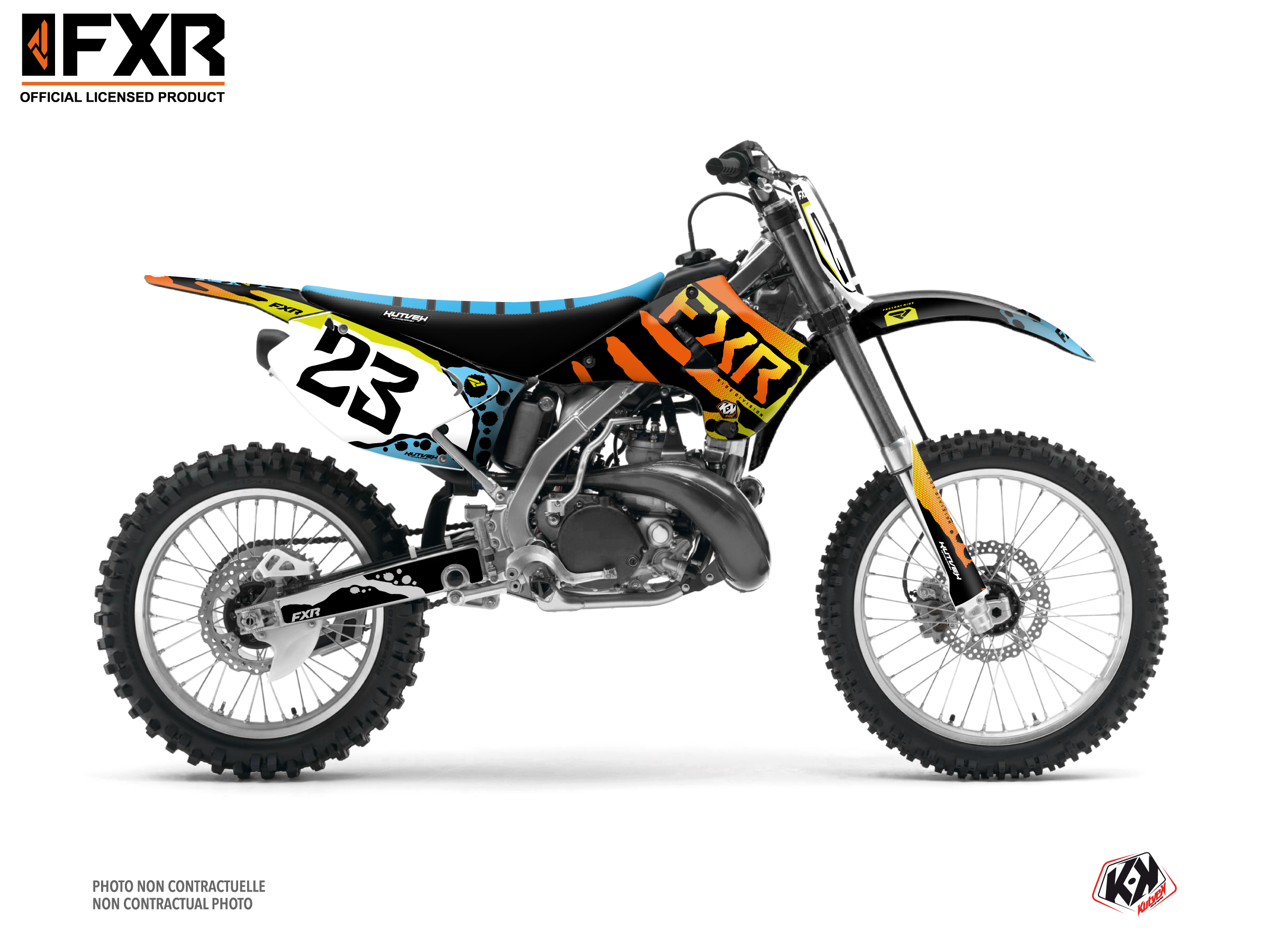 Kawasaki Kx 250 Dirt Bike Fxr Dart Frog Graphic Kit