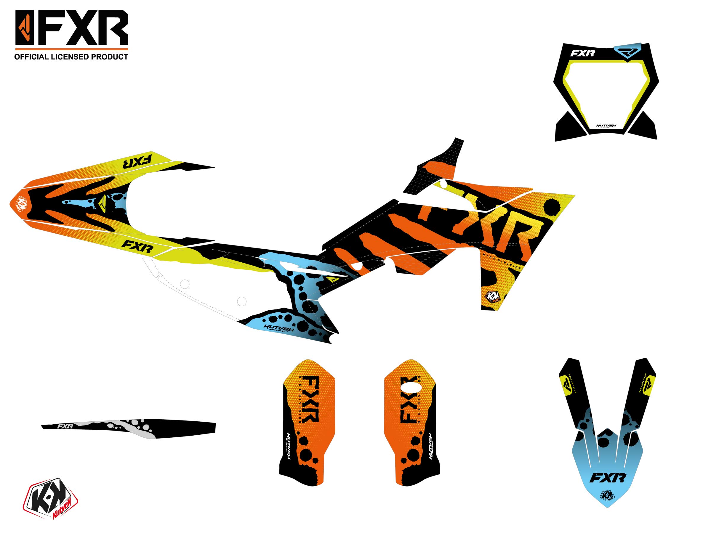 Kit Déco Motocross Fxr Dart Frog Ktm Smr 450