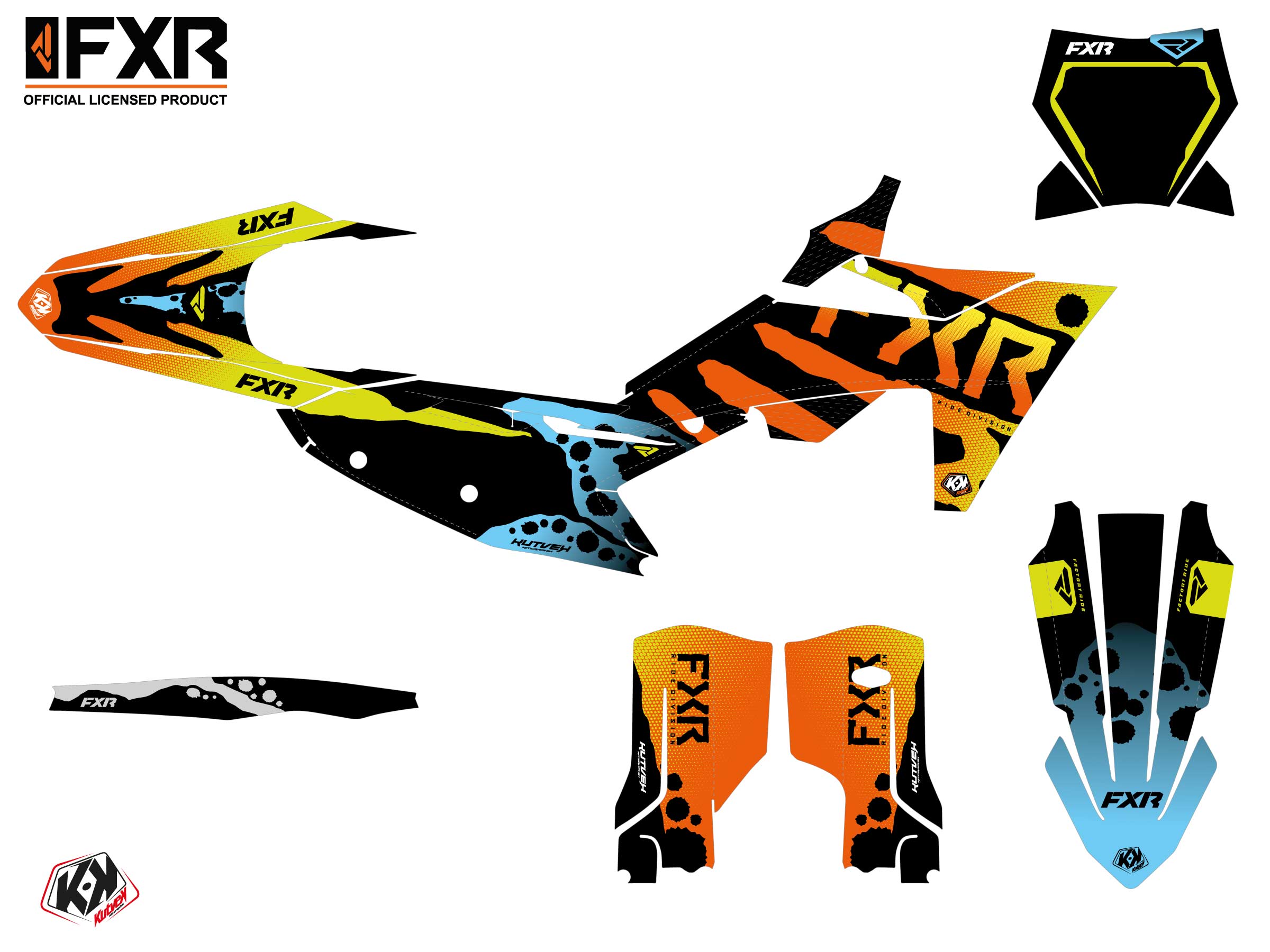 Ktm Sx 125 Dirt Bike Fxr Dart Frog Graphic Kit