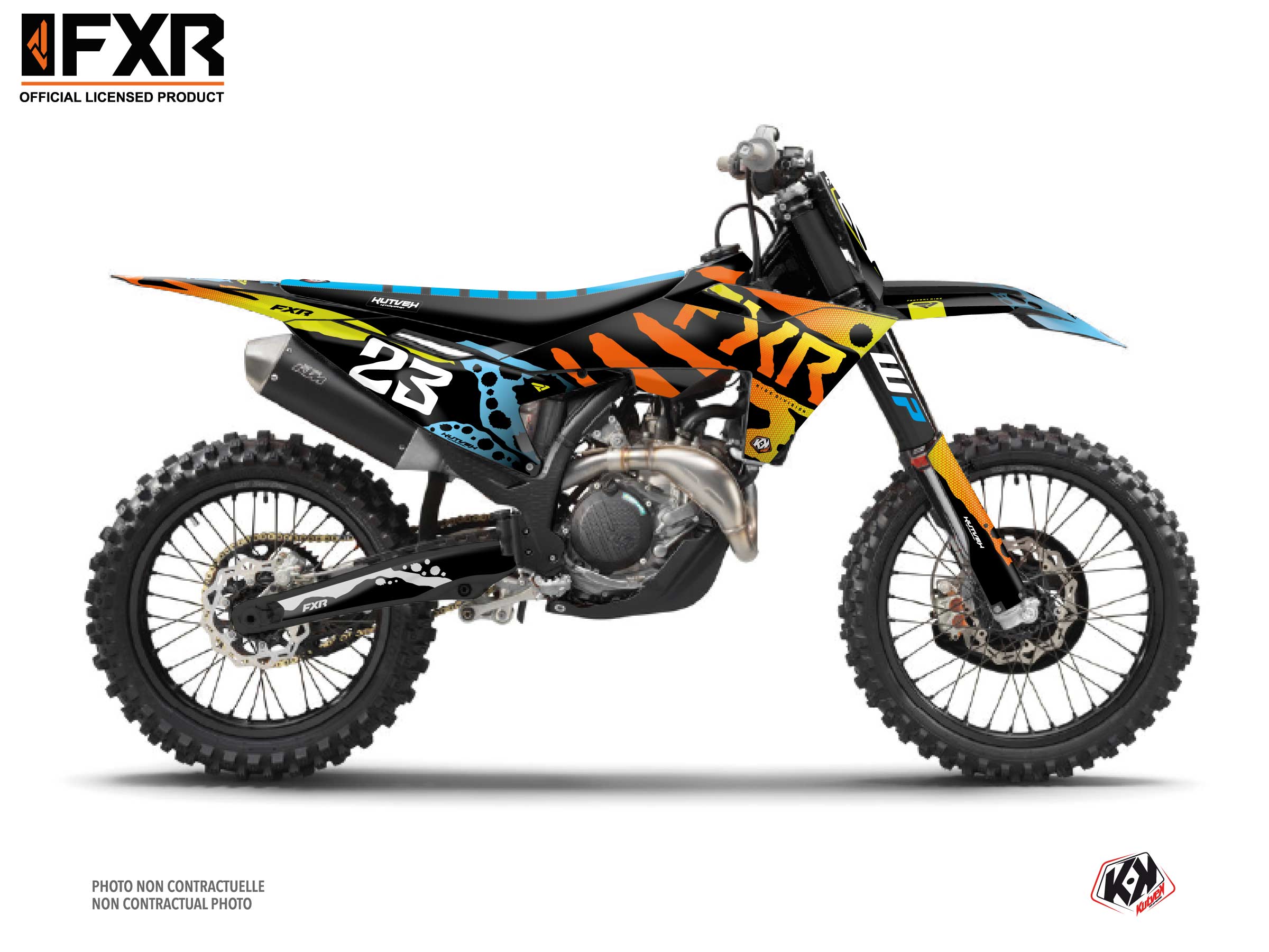 Ktm Sx-f 250 Dirt Bike Fxr Dart Frog Graphic Kit