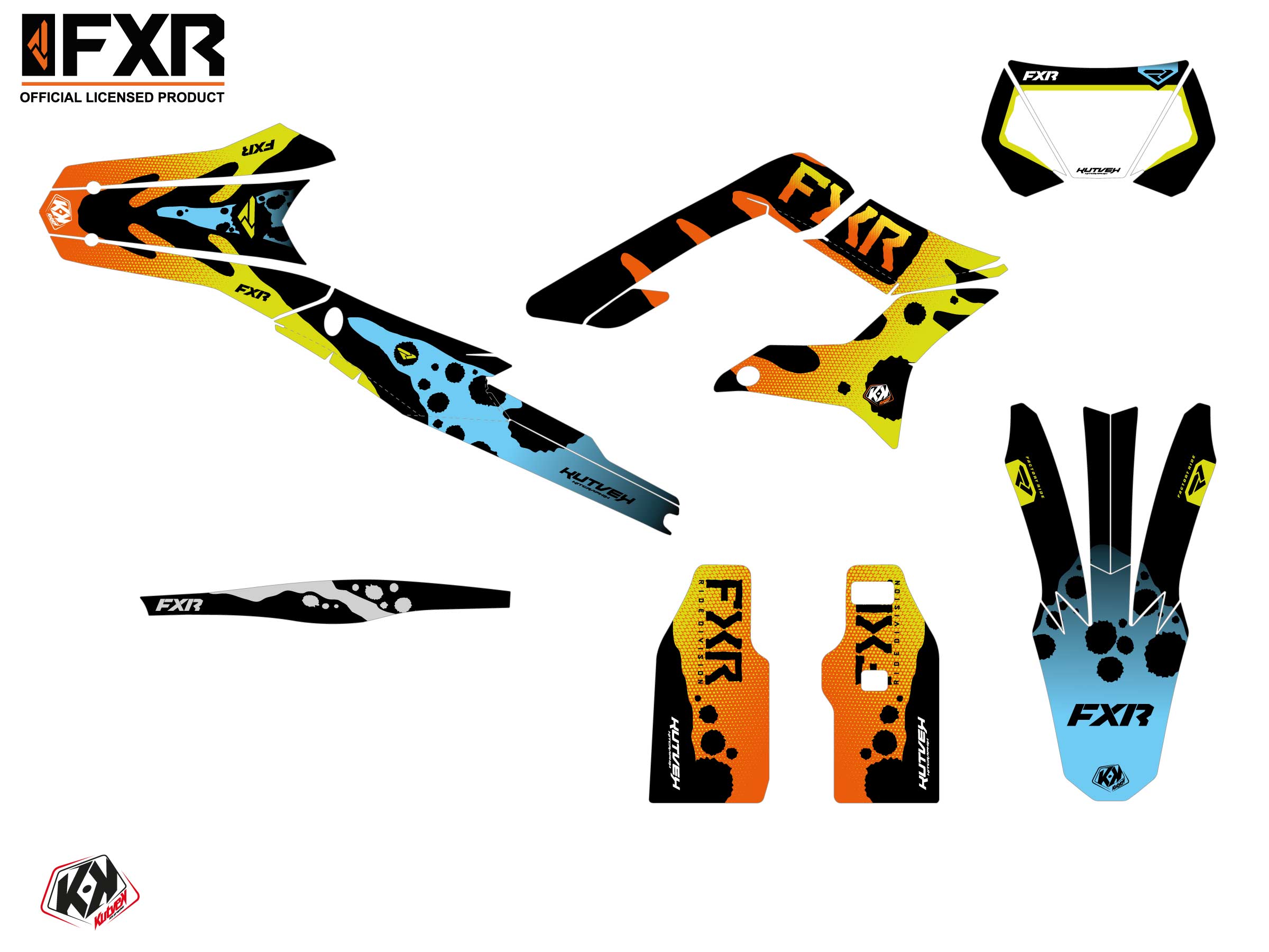 Kit Déco Motocross Fxr Dart Frog Sur-ron Storm-bee Enduro