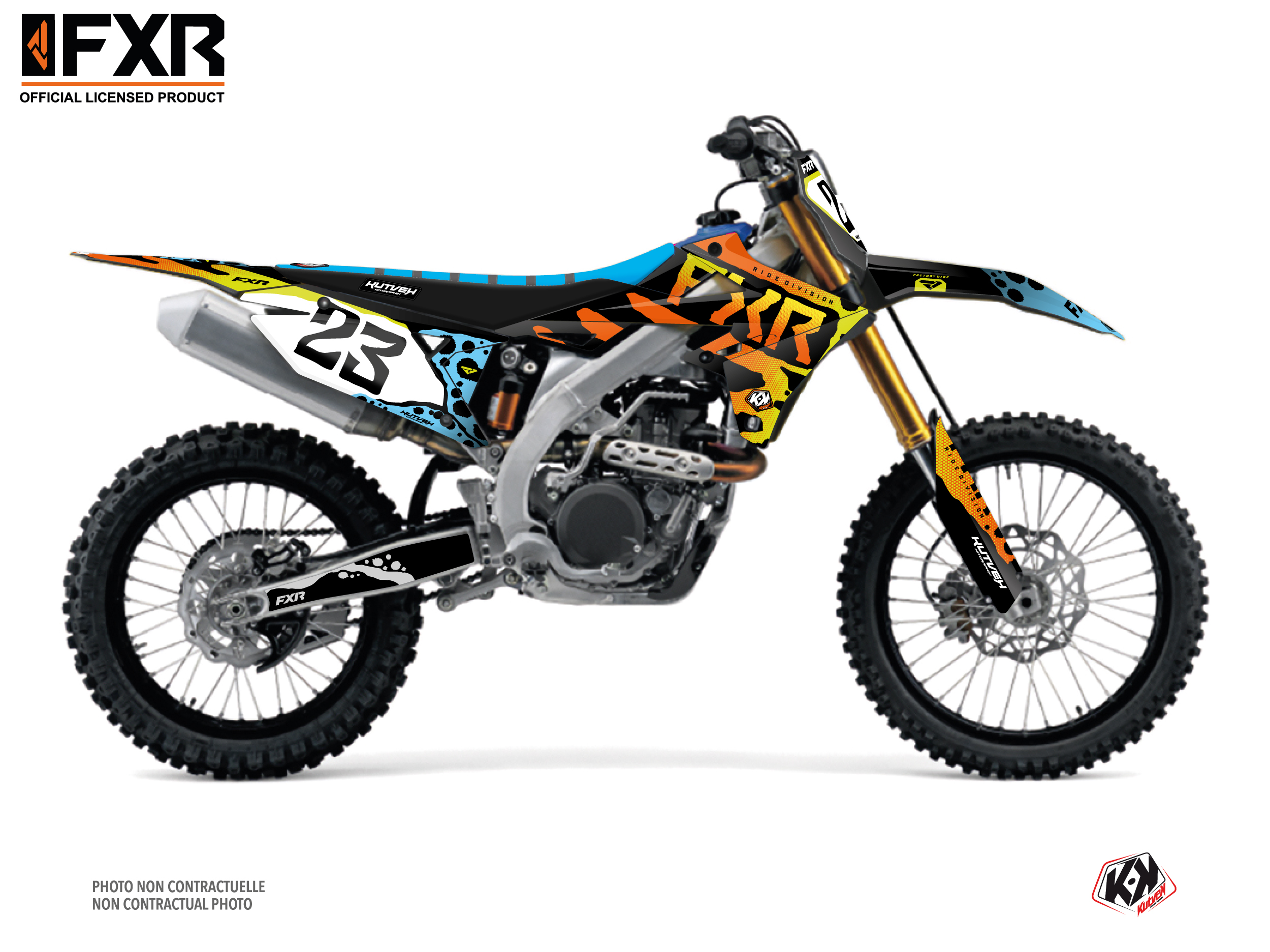 Kit Déco Motocross Fxr Dart Frog Suzuki Rm-z 450