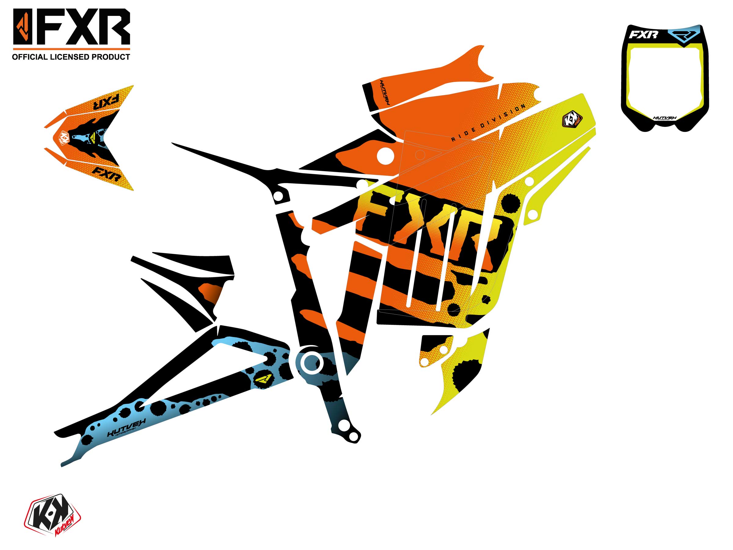 Talaria Sting Dirt Bike Fxr Dart Frog Graphic Kit