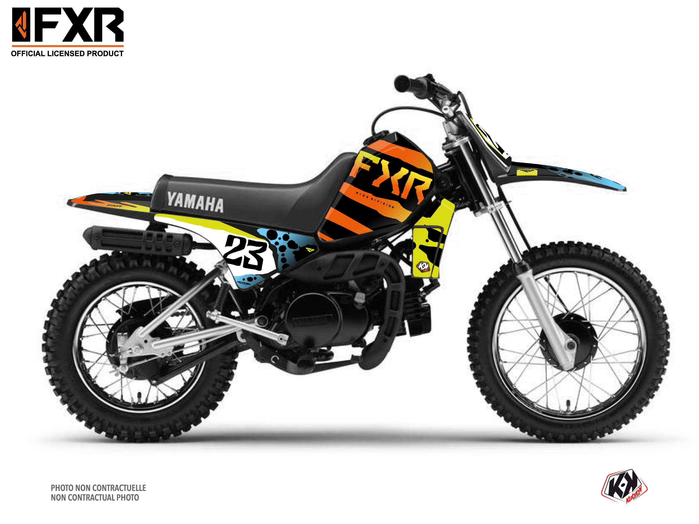 Kit Déco Motocross Fxr Dart Frog Yamaha Pw 80