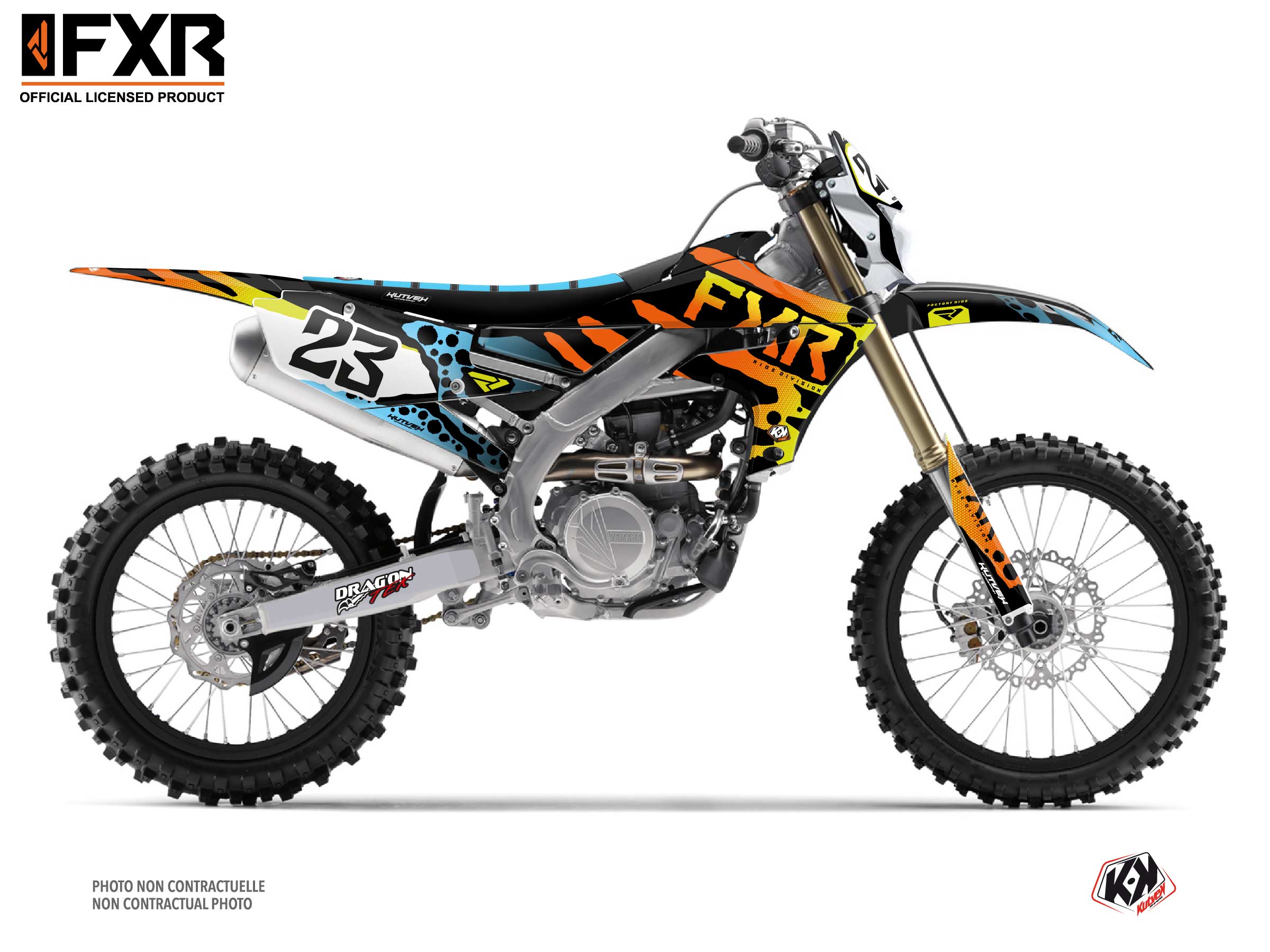 Yamaha Wr 250 F Dirt Bike Fxr Dart Frog Graphic Kit