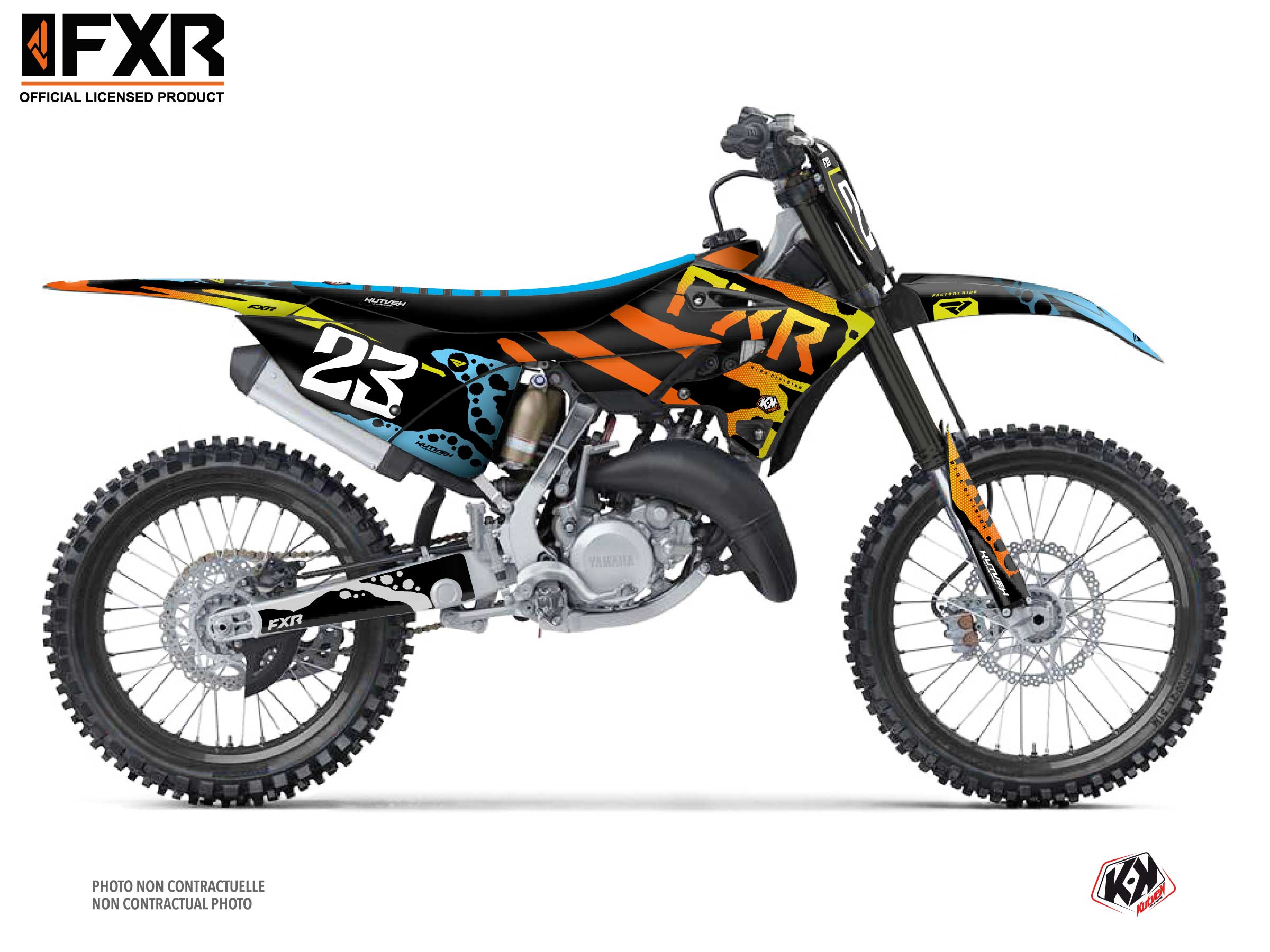 Yamaha Yz 125 Dirt Bike Fxr Dart Frog Graphic Kit