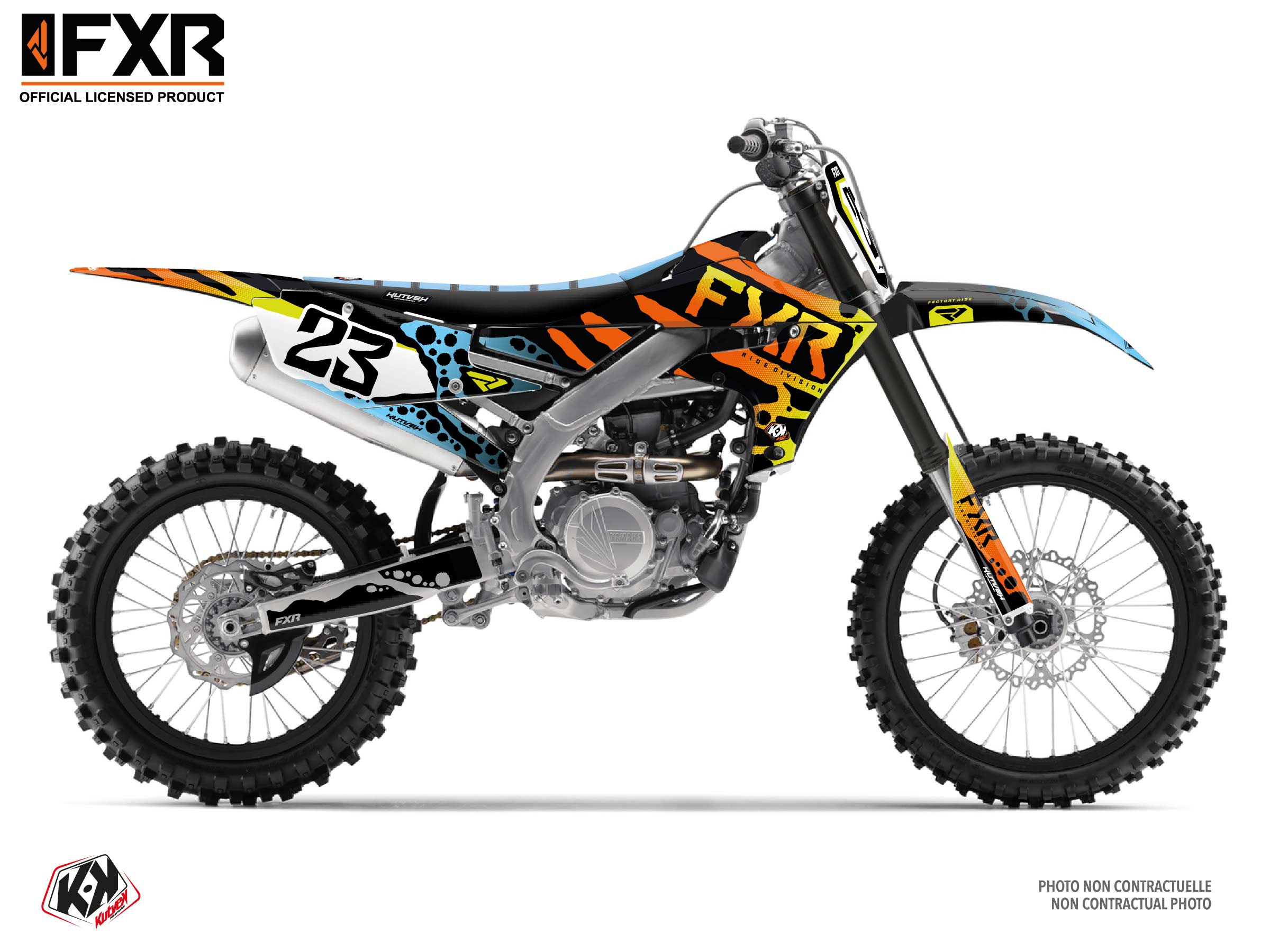 Yamaha Yz 450 F Dirt Bike Fxr Dart Frog Graphic Kit