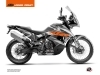 Kit Déco Moto Delta KTM 790 Adventure Gris Orange