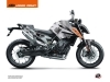 Kit Déco Moto Delta KTM Duke 790 Gris Orange