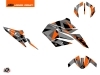 KTM Duke 890 Street Bike Delta Graphic Kit Black Orange