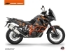 KTM 1290 Super Adventure R Street Bike Delta Graphic Kit Black Orange