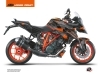 Kit Déco Moto Delta KTM Super Duke 1290 GT Noir Orange