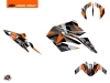 KTM Duke 890 R Street Bike Delta V2 Graphic Kit Orange