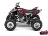 Yamaha 250 Raptor ATV Demon Graphic Kit Red