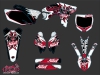 Yamaha 250 YZF Dirt Bike Demon Graphic Kit Red