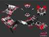 Polaris Scrambler 850-1000 XP ATV Demon Graphic Kit Red FULL