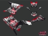 Polaris Scrambler 850-1000 XP ATV Demon Graphic Kit Red