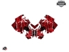 Polaris Axys Snowmobile Dizzee Graphic Kit Red