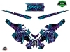 Polaris Axys Snowmobile Dizzee Graphic Kit Purple