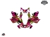 Skidoo Gen 4 Snowmobile Dizzee Graphic Kit Pink