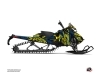 Skidoo REV XM Snowmobile Dizzee Graphic Kit Yellow