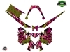 Skidoo REV XM Snowmobile Dizzee Graphic Kit Pink
