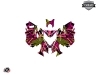 Skidoo REV XM Snowmobile Dizzee Graphic Kit Pink