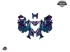 Skidoo REV XM Snowmobile Dizzee Graphic Kit Purple