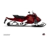 Skidoo REV XP Snowmobile Dizzee Graphic Kit Red