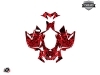 Skidoo REV XP Snowmobile Dizzee Graphic Kit Red