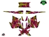 Yamaha Sidewinder Snowmobile Dizzee Graphic Kit Pink