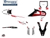 Kit Déco Moto Cross D-SKT Husqvarna 125 TE Rouge