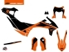 KTM 690 ENDURO R Dirt Bike DNA Graphic Kit Orange