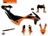 KTM 690 SMC R Dirt Bike DNA Graphic Kit Orange