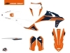 Kit Déco Moto Cross DNA KTM EXC-EXCF Bleu