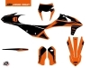 Kit Déco Moto Cross DNA KTM EXC-EXCF Orange