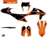 KTM EXC-EXCF Dirt Bike DNA Graphic Kit Orange