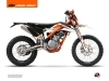 Kit Déco Moto Cross DNA KTM 250 FREERIDE Blanc