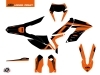 KTM 250 FREERIDE Dirt Bike DNA Graphic Kit Orange