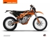 KTM 350 FREERIDE Dirt Bike DNA Graphic Kit Orange