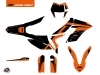 Kit Déco Moto Cross DNA KTM 350 FREERIDE Orange