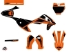 KTM 50 SX Dirt Bike DNA Graphic Kit Orange